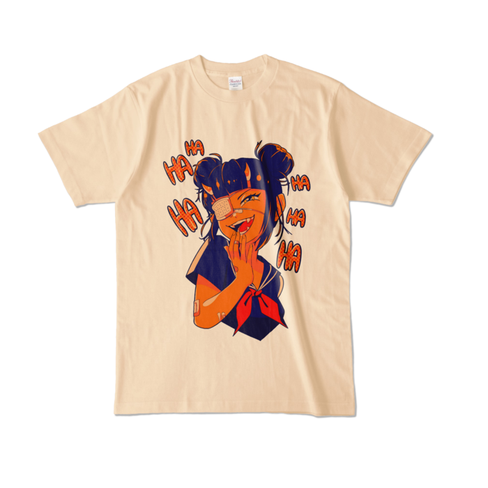 カラーTシャツ - L - ナチュラル (淡色)