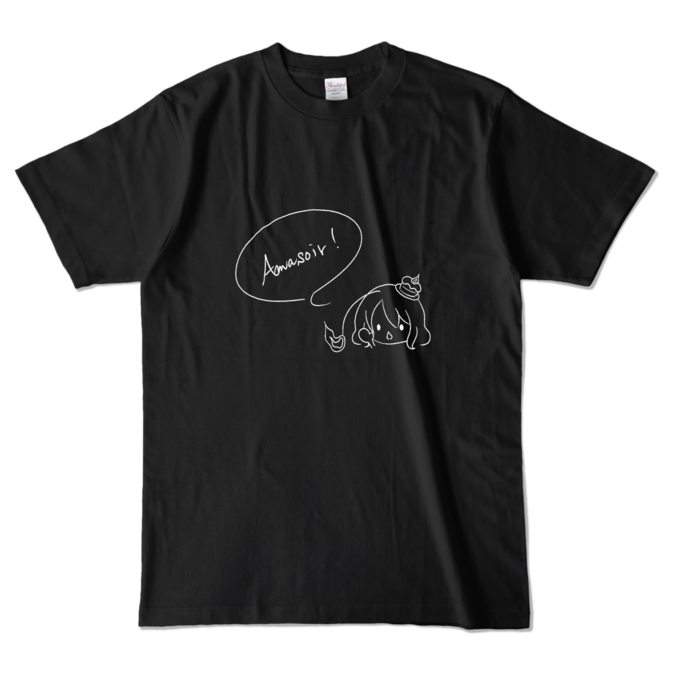 カラーTシャツ - L - ブラック (濃色)