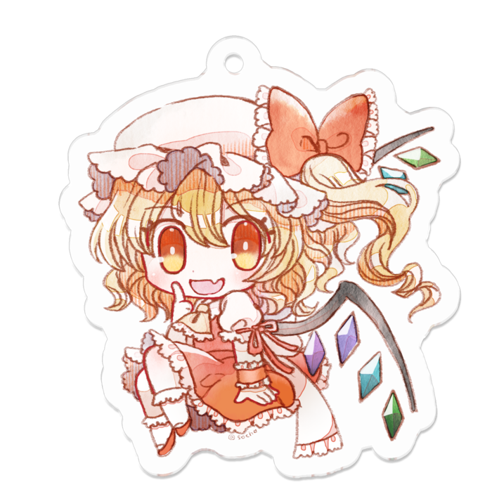 アクリルキーホルダー - 50 x 50 (mm)