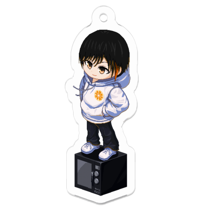 アクリルキーホルダー（コーティング） - 50 x 50 (mm)