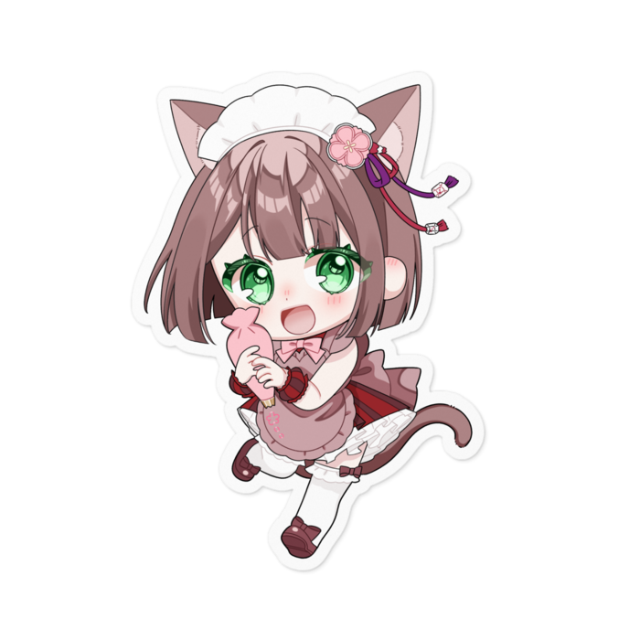 ステッカー - 100 x 100 (mm) ホワイト