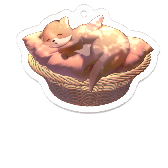 アクリルキーホルダー - 50 x 50 (mm)