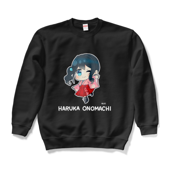 小野町春香_オリジナルスウェット　ブラックL