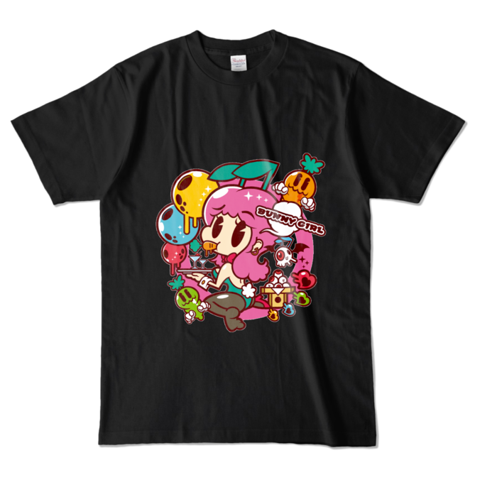 カラーTシャツ - L - ブラック (濃色)