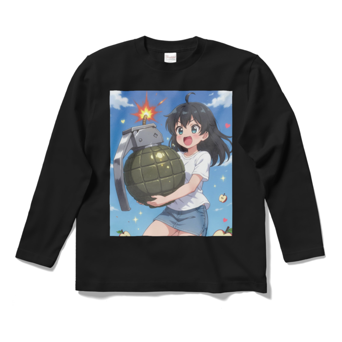 ロングスリーブTシャツ - S - ブラック