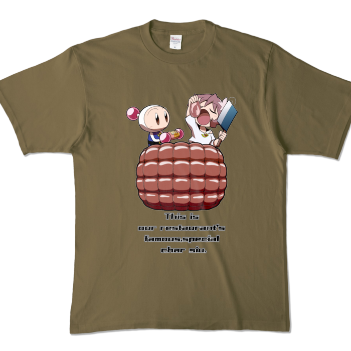 カラーTシャツ - XL - オリーブ (濃色)
