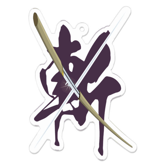 アクリルキーホルダー - 70 x 70 (mm)(1)