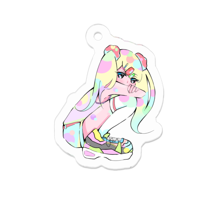 アクリルキーホルダー - 50 x 50 (mm)