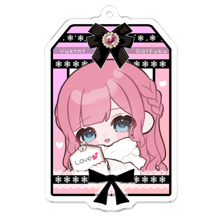 アクリルキーホルダー - 70 x 70 (mm)