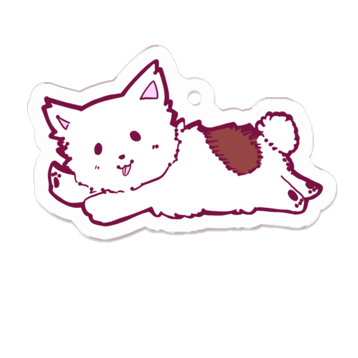 アクリルキーホルダー - 50 x 50 (mm)