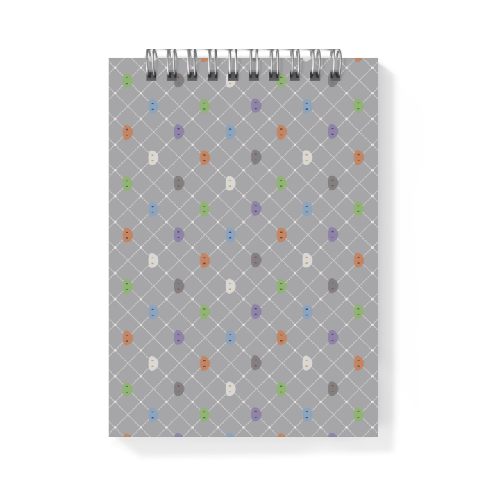メモ帳 - A6_gray