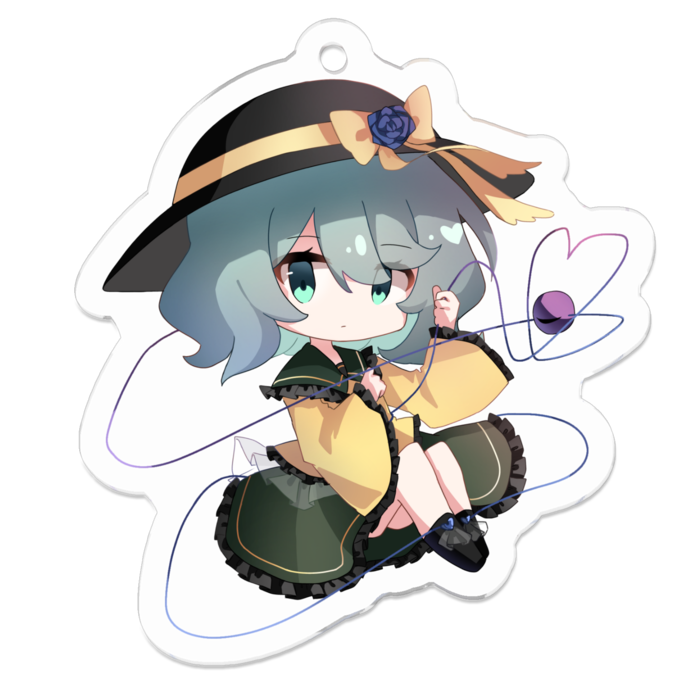 アクリルキーホルダー - 50 x 50 (mm)