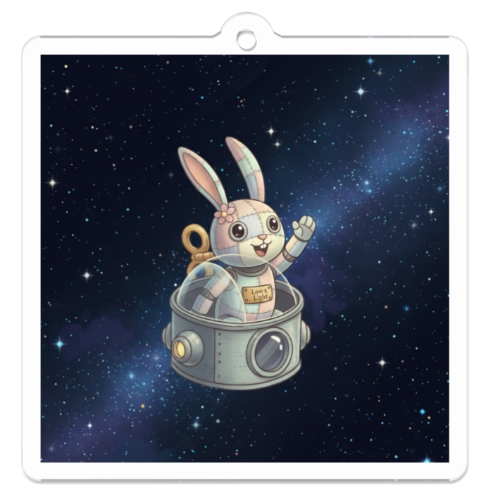 アクリルキーホルダー - 50 x 50 (mm)