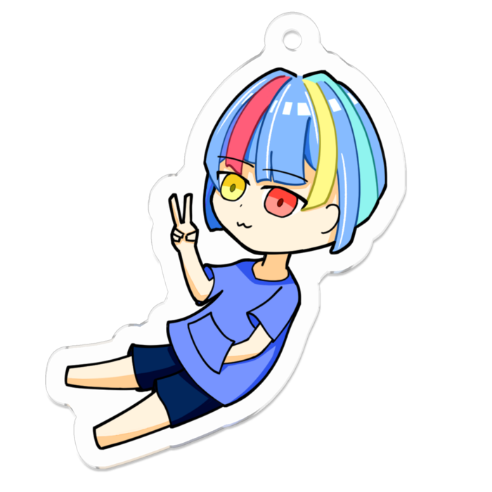 アクリルキーホルダー - 50 x 50 (mm)