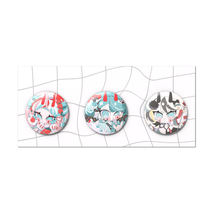 缶バッジセット - 3個セット