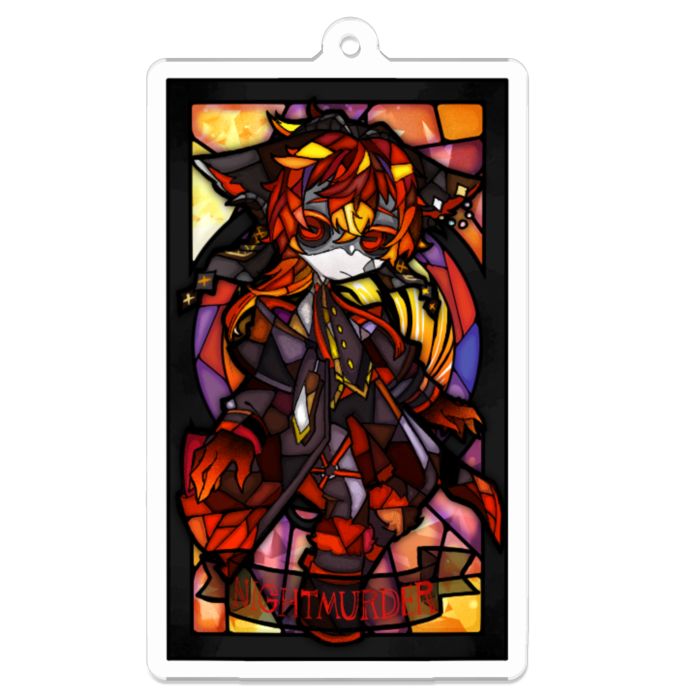 アクリルキーホルダー - 70 x 70 (mm)