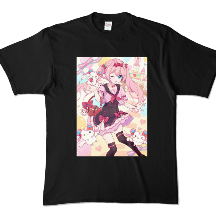 カラーTシャツ - XL - ブラック (濃色)