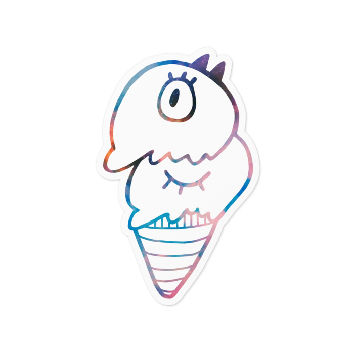 ステッカー - 100 x 100 (mm)