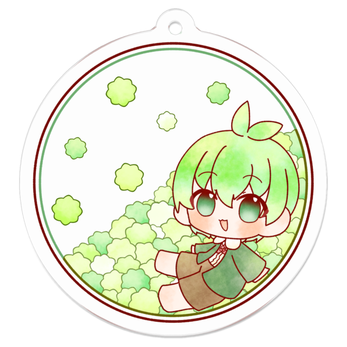 アクリルキーホルダー - 50 x 50 (mm)