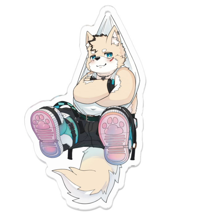 アクリルキーホルダー（コーティング） - 70 x 70 (mm)(1)