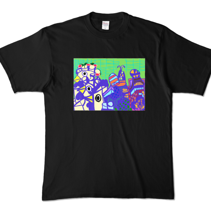 カラーTシャツ - XL - ブラック (濃色)