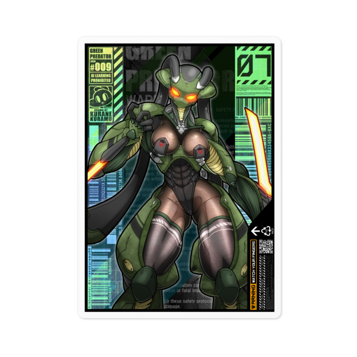 ステッカー - 100 x 100 (mm)