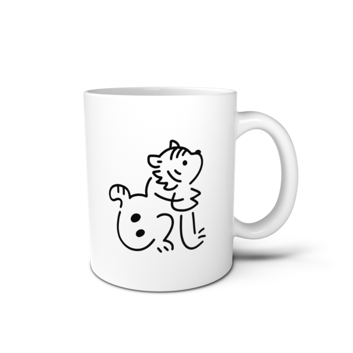 マグカップ - 直径 8 cm / 高さ 9.5 cm