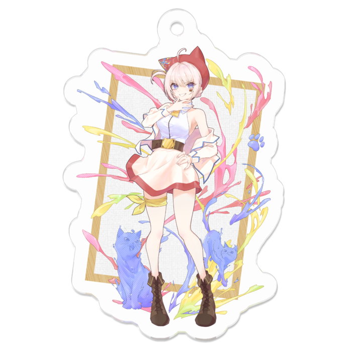 アクリルキーホルダー - 50 x 50 (mm)