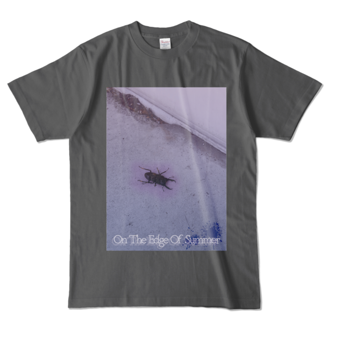 カラーTシャツ - L - チャコール (濃色)