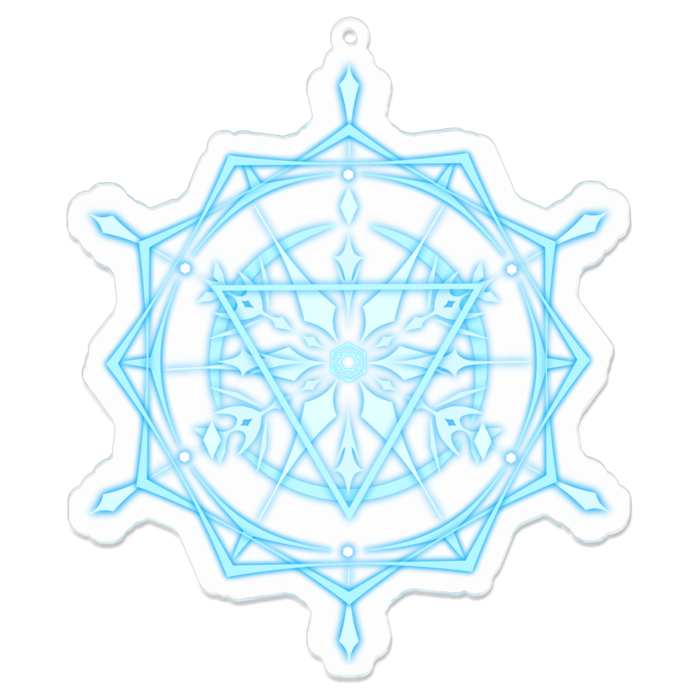 アクリルキーホルダー - 100 x 100 (mm)