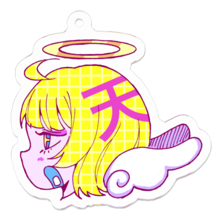 アクリルキーホルダー - 50 x 50 (mm)