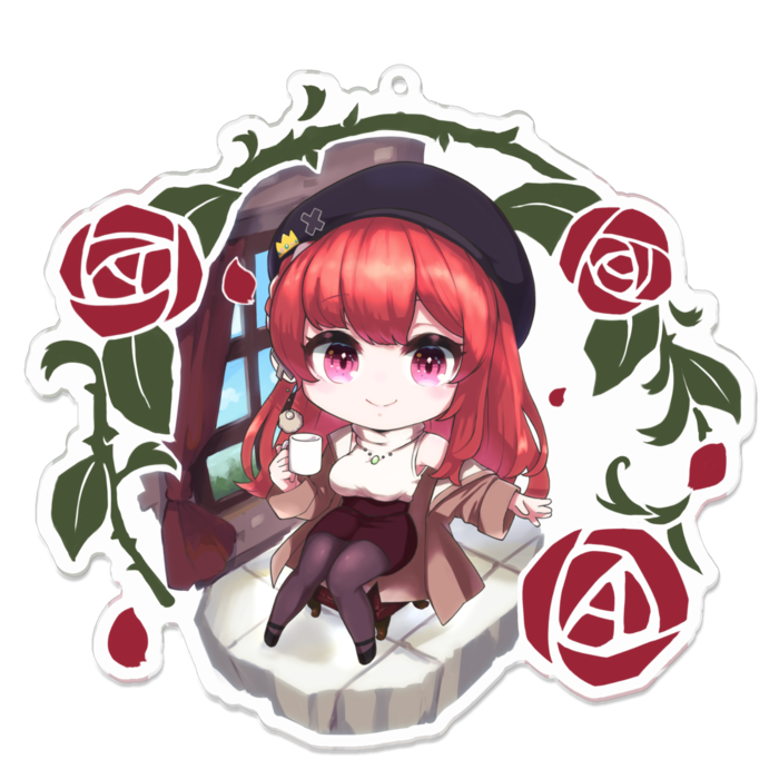 アクリルキーホルダー - 100 x 100 (mm)