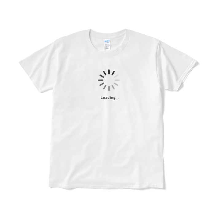 Loading…（ブラック）Tシャツ - L - ホワイト