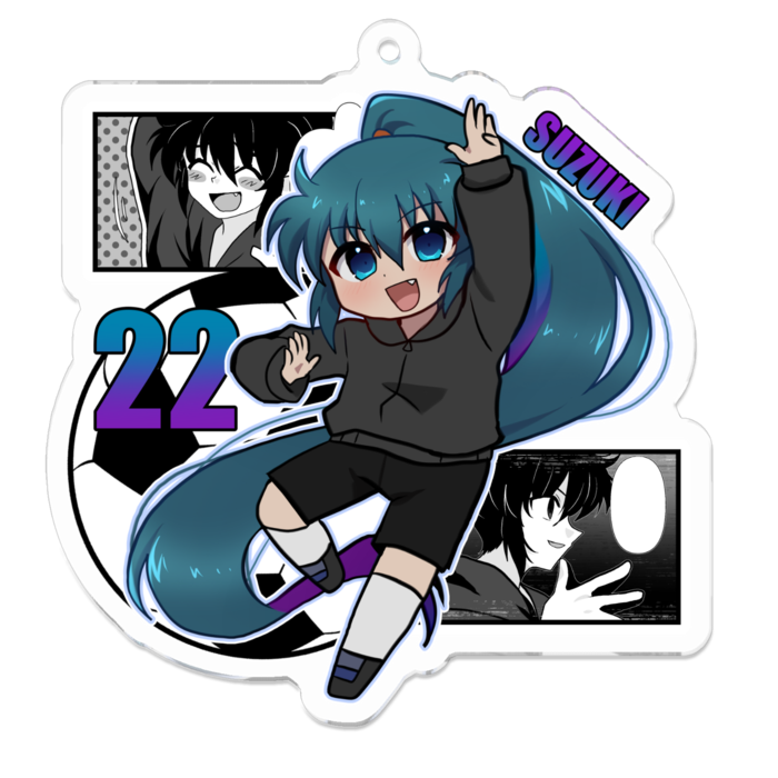 アクリルキーホルダー - 70 x 70 (mm)