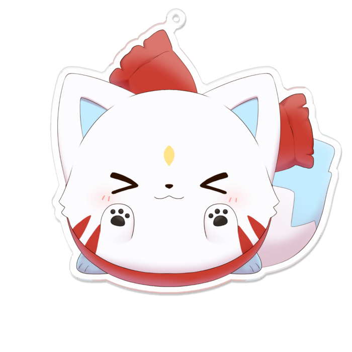 アクリルキーホルダー（コーティング） - 100 x 100 (mm)