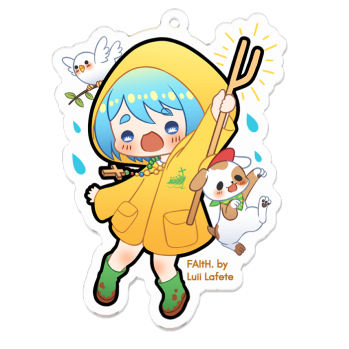 アクリルキーホルダー - 70 x 70 (mm)