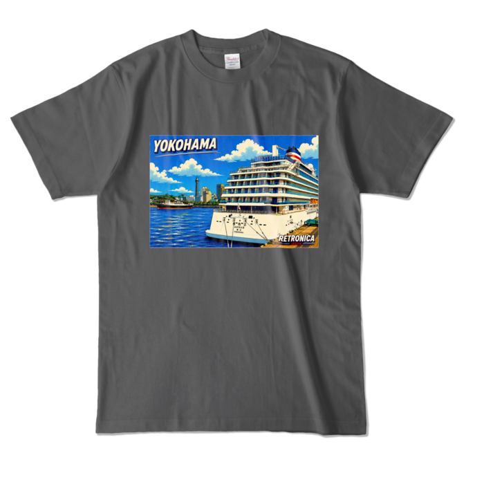 カラーTシャツ - L - チャコール (濃色)