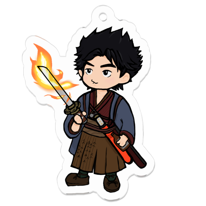 アクリルキーホルダー - 50 x 50 (mm)