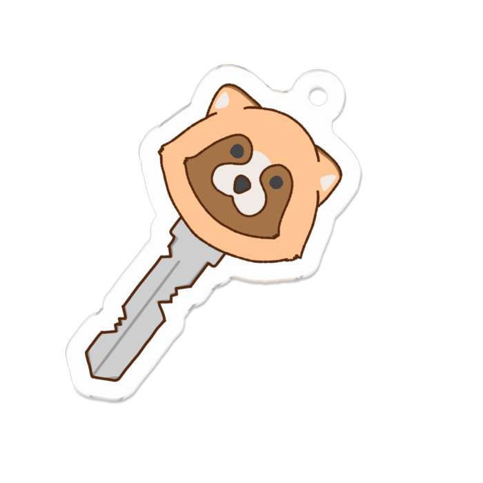 アクリルキーホルダー - 50 x 50 (mm)