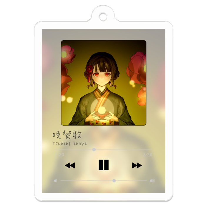 アクリルキーホルダー - 50 x 50 (mm)