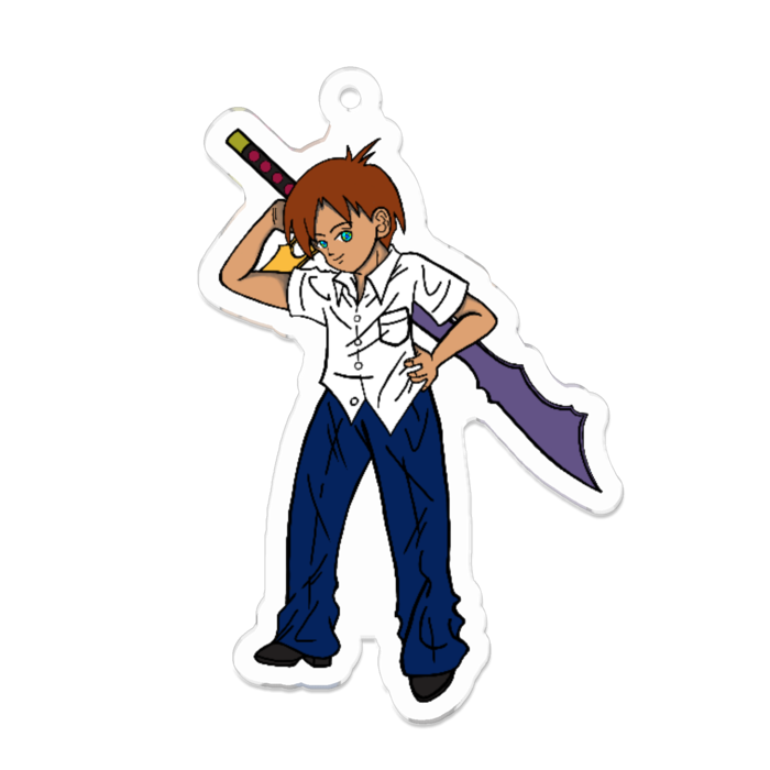 アクリルキーホルダー - 70 x 70 (mm)