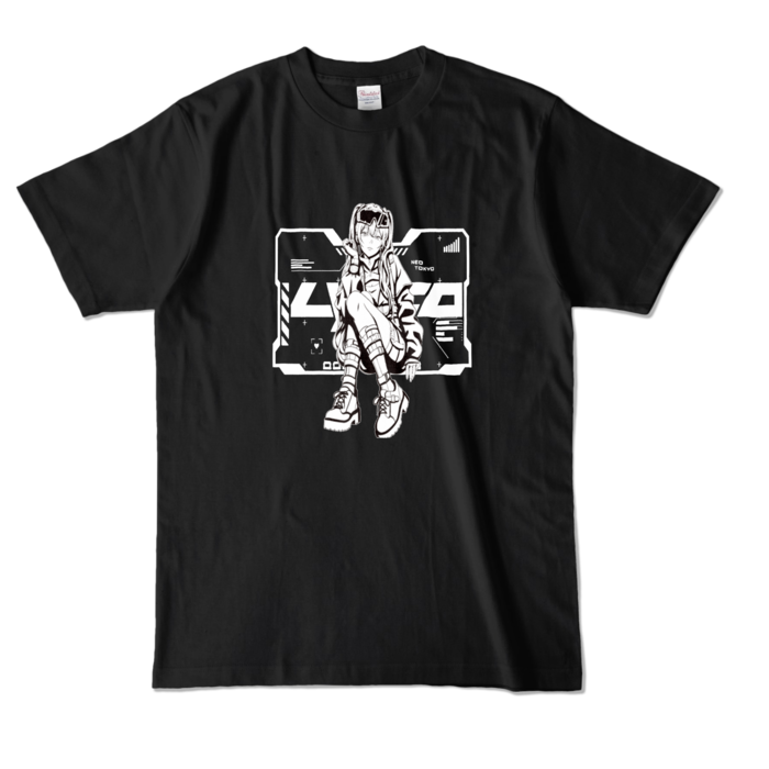カラーTシャツ - L - ブラック (濃色)