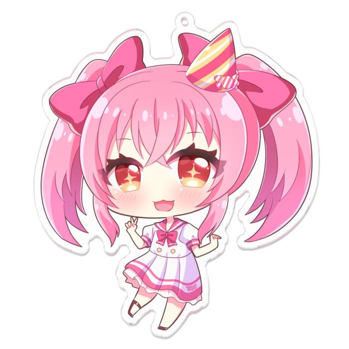 アクリルキーホルダー - 100 x 100 (mm)