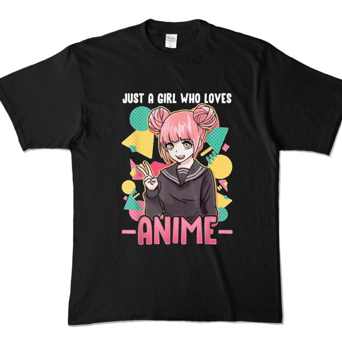 カラーTシャツ - XL - ブラック (濃色)