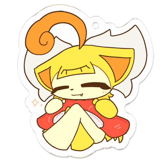 アクリルキーホルダー - 50 x 50 (mm)