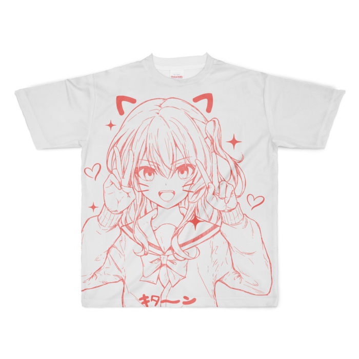 フルグラフィックTシャツ - XL - 正面印刷のみ