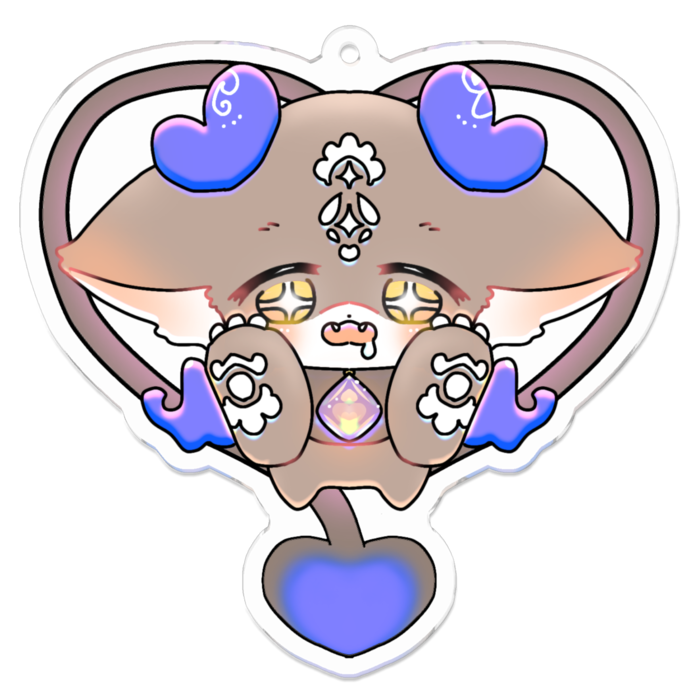 アクリルキーホルダー - 70 x 70 (mm)