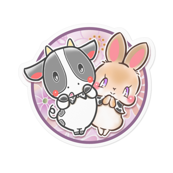 ステッカー - 100 x 100 (mm)