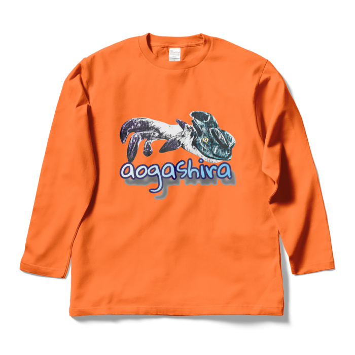 ロングスリーブTシャツ - L - オレンジ