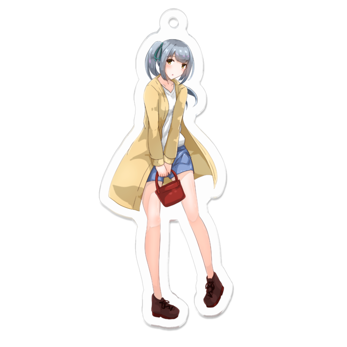 アクリルキーホルダー（コーティング） - 70 x 70 (mm)